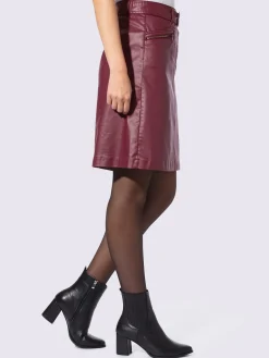 Rick Cardona Jupes<Jupe tissée revêtement mat et brillant