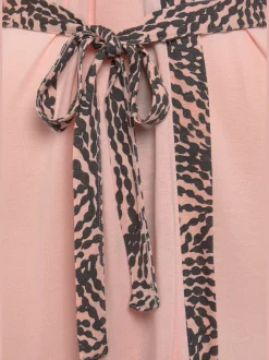 LASCANA Robes De Chambre<Kimono avec bordure contrastée à motifs sur le bord avant et à la finition des manches