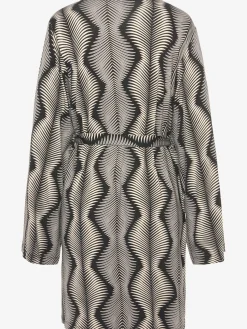 LASCANA Robes De Chambre<Kimono court avec imprimé palmiers graphique