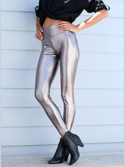 LASCANA Pantalons<Legging à imprimé brillant