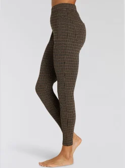 LASCANA Pantalons<Legging brillant à carreaux