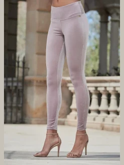 LASCANA Pantalons<Legging caleçon brillant basique