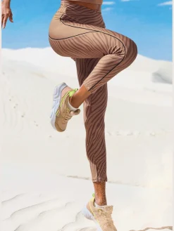 LASCANA ACTIVE Pantalons<Legging caleçon performance avec imprimé animal