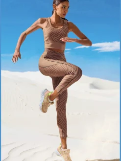 LASCANA ACTIVE Pantalons<Legging caleçon performance avec imprimé animal