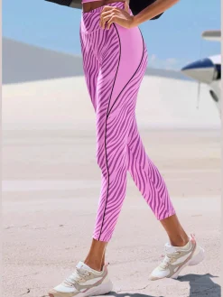 LASCANA ACTIVE Pantalons<Legging caleçon performance avec imprimé animal