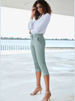 LASCANA Pantalons<Legging corsaire corsaire élastique doux