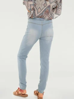 Linea Tesini Pantalons<Legging en jean coupe skinny tendance