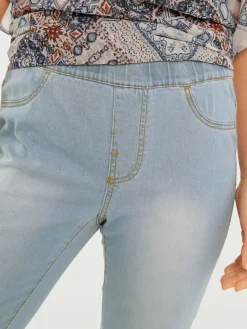 Linea Tesini Pantalons<Legging en jean coupe skinny tendance