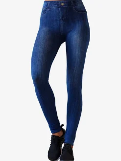 Buffalo Jeans|Pantalons<Legging en jean jegging sans coutures à l'aspect jean imprimé