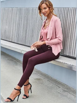 LASCANA Pantalons<Legging taille haute caleçon taille haute