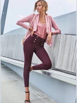 LASCANA Pantalons<Legging taille haute caleçon taille haute