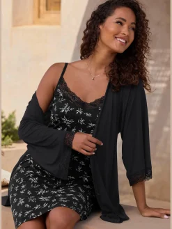 Vivance Dreams Robes De Chambre<Élégant kimono avec lien à nouer à la taille