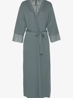 LASCANA Robes De Chambre<Élégant kimono maxi avec détails en dentelle