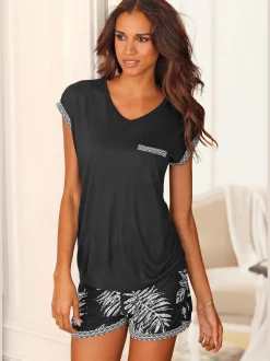 LASCANA Pyjamas<Élégant pyjama court en viscose