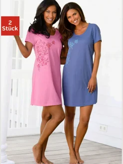 Vivance Dreams Chemises De Nuit<Lot de 2 belles chemises de nuit vivance