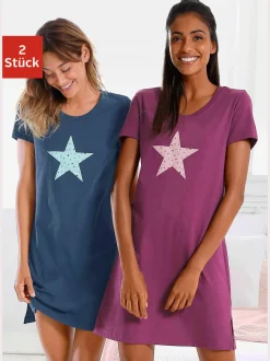 Vivance Dreams Chemises De Nuit<Lot de 2 chemises de nuit