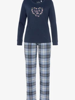 Vivance Dreams Pyjamas<Lot de 2 pyjamas au motif fleuri et à carreaux