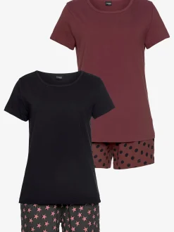 Vivance Dreams Pyjamas<Lot de 2 pyjamas courts avec motif étoile