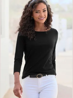 LASCANA T-Shirts<Lot de 2 t-shirts aux manches 3/4