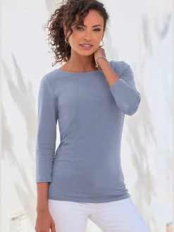 LASCANA T-Shirts<Lot de 2 t-shirts aux manches 3/4