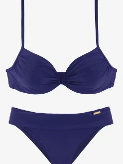 LASCANA Maillots De Bain<Maillot de bain à armatures coupe élégante, fronces raffinées