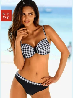 LASCANA Maillots De Bain<Maillot de bain à armatures motif à carreaux tendance