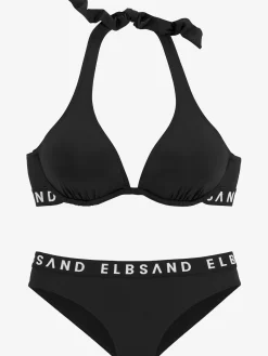 Elbsand Maillots De Bain<Maillot de bain à armatures ruban élastique avec marque inscrite