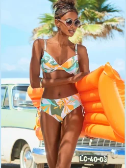 Sunseeker Maillots De Bain<Maillot de bain à armatures imprimé feuilles abstrait