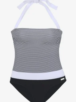 LASCANA Maillots De Bain<Maillot de bain aspect bicolore avec imprimé rayures