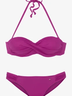 s.Oliver Maillots De Bain<Maillot de bain bandeau à armatures coloris unis