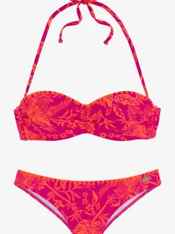 Venice Beach Maillots De Bain<Maillot de bain bandeau à armatures bord crocheté contrasté