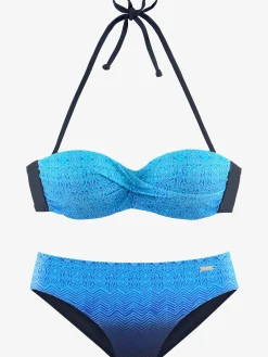 LASCANA Maillots De Bain<Maillot de bain bandeau à armatures look graphique