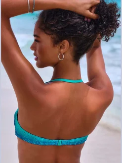 Buffalo Maillots De Bain<Maillot de bain bandeau à armatures broderie ajourée tendance avec dégradé de couleurs