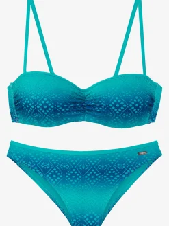 Buffalo Maillots De Bain<Maillot de bain bandeau à armatures broderie ajourée tendance avec dégradé de couleurs