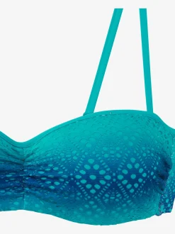 Buffalo Maillots De Bain<Maillot de bain bandeau à armatures broderie ajourée tendance avec dégradé de couleurs