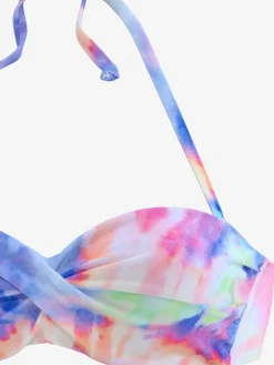 KangaROOS Maillots De Bain<Maillot de bain bandeau à armatures imprimé, effet de couleur différent pour chaque pièce