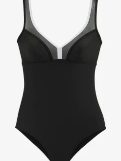 LASCANA Maillots De Bain<Maillot de bain empiècement maille sur les bonnets