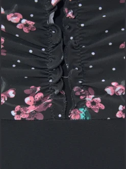 LASCANA Maillots De Bain<Maillot de bain imprimé tendance avec fleurs et petits pois