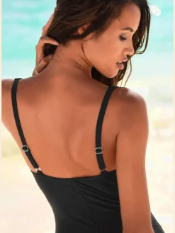 LASCANA Maillots De Bain<Maillot de bain élégant mélange de rayures et pois