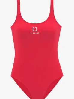Elbsand Maillots De Bain<Maillot de bain ruban élastique avec marque inscrite au dos