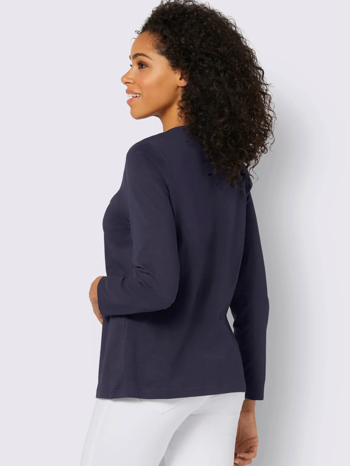 Collection L T-Shirts<Manches longues pur coton