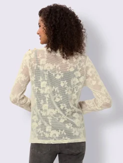 Linea Tesini T-Shirts<Manches longues tout en dentelle