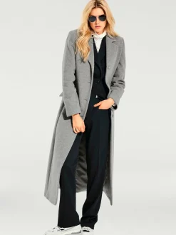 Linea Tesini Manteaux|Vestes<Manteau coupe longue classique