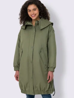Linea Tesini Manteaux|Vestes<Manteau d'hiver capuche intégrée au col