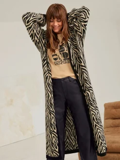 Manteaux|Gilets Et Cardigans<Manteau en tricot 50% viscose (ecovero)