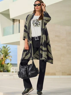 Rick Cardona Manteaux|Gilets Et Cardigans<Manteau en tricot fil moelleux à poils longs