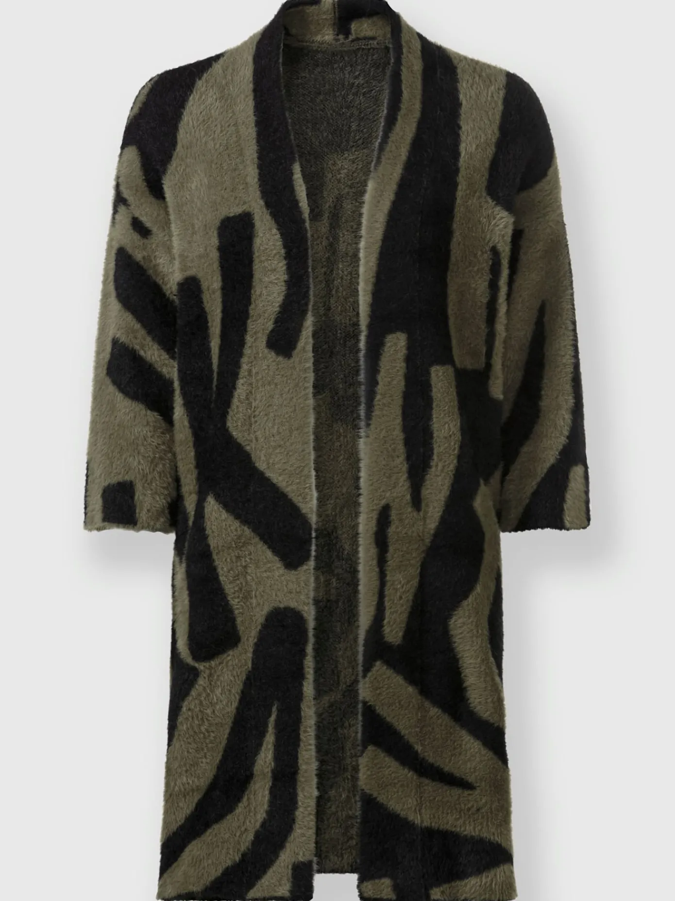 Rick Cardona Manteaux|Gilets Et Cardigans<Manteau en tricot fil moelleux à poils longs