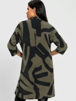 Rick Cardona Manteaux|Gilets Et Cardigans<Manteau en tricot fil moelleux à poils longs