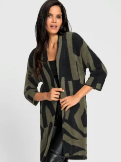 Rick Cardona Manteaux|Gilets Et Cardigans<Manteau en tricot fil moelleux à poils longs