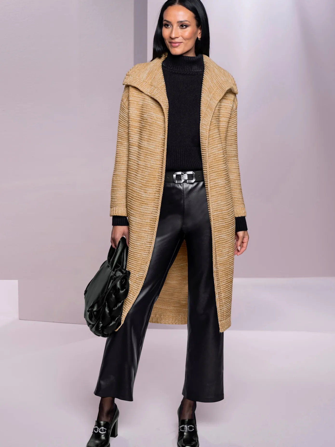 Rick Cardona Manteaux|Gilets Et Cardigans<Manteau en tricot grosses mailles tendance